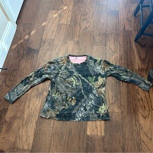 Mossy Oak Breakup Ladies Long Sleeve Camo Tee